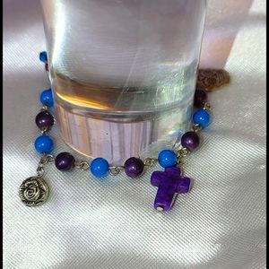 HipStartArt dia de los muertos charm bracelet